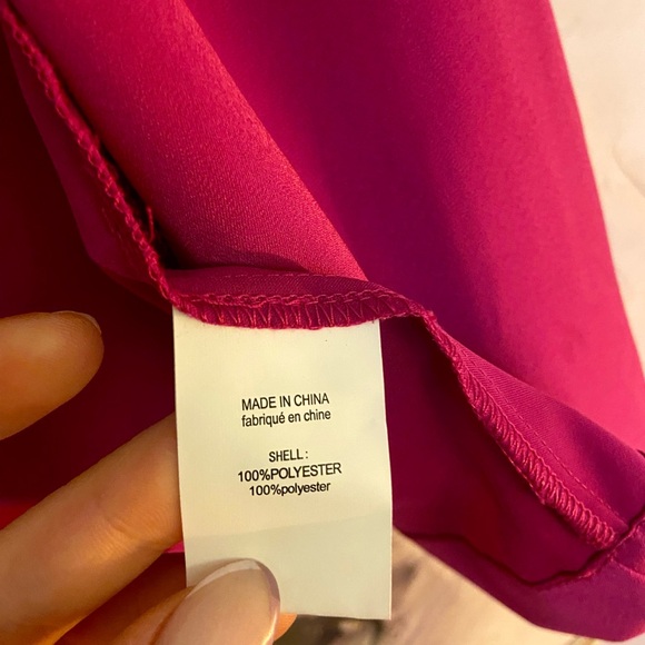 Code Mode Fuchsia Open Front Blazer - Picture 5 of 5